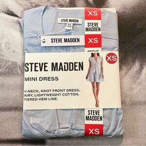 Steve Madden Light Blue Mini Dress size XS NWT